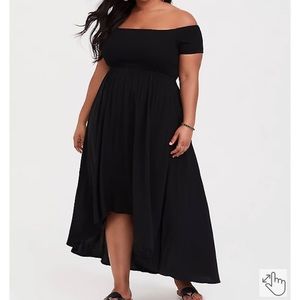Torrid Challis Smocked Dress